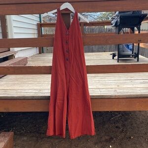 RVCA Orange/Red Jumpsuit